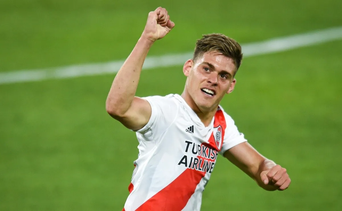 El delantero disputará su tercer partido como titular con la camiseta de River.
