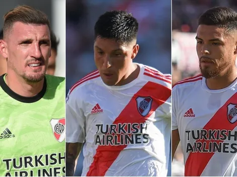 Tres jugadores de River entre los que más jugaron en el año