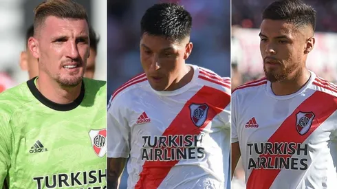 Franco Armani, Enzo Pérez y Paulo Díaz son los tres futbolistas de River que acumulan más minutos jugados en lo que va de 2021.