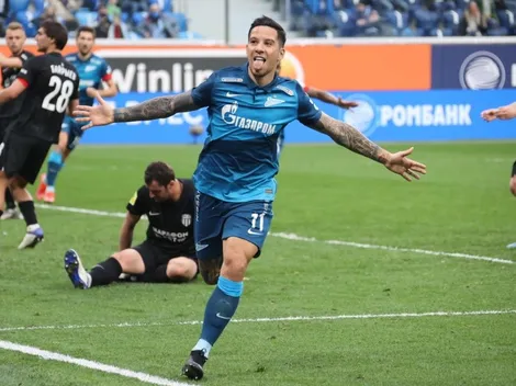 Driussi salió campeón con el Zenit