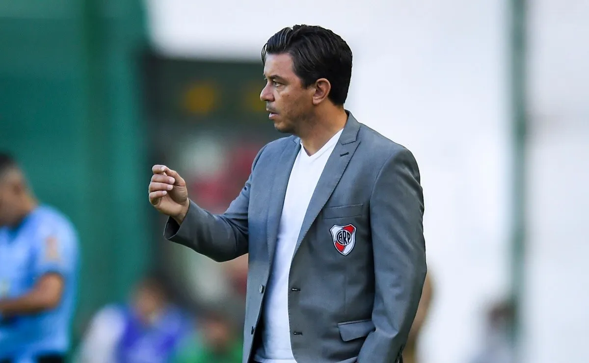 Una desatención en la defensa de River derivó en el tanto de Banfield que despertó la bronca del Muñeco.