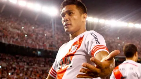 Teófilo Gutiérrez compartió una historia en su cuenta de Instagram con un recuerdo del partido entre River y Cruzeiro por la Copa Libertadores 2015.