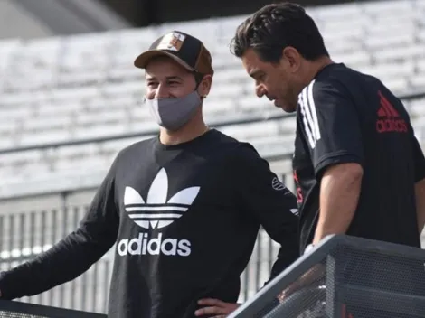 Una visita especial en el Monumental