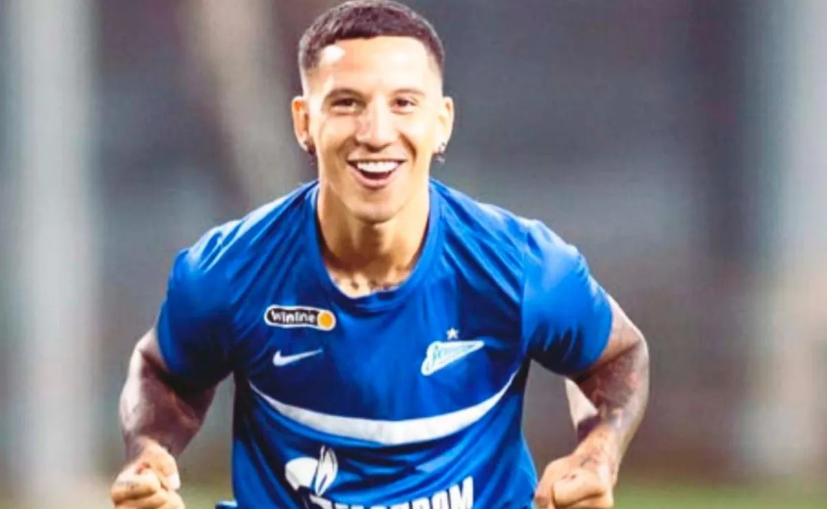 Sebastián Driussi volvió a ser titular en el Zenit luego de varios partidos en lo que fue victoria de su equipo por 6 a 0.