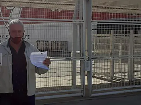 El Beto Alonso se vacunó contra el Covid en el Monumental