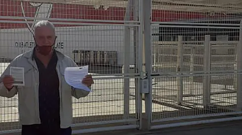 El ídolo del Millonario se dio la primera dosis de la vacuna en Nuñez.