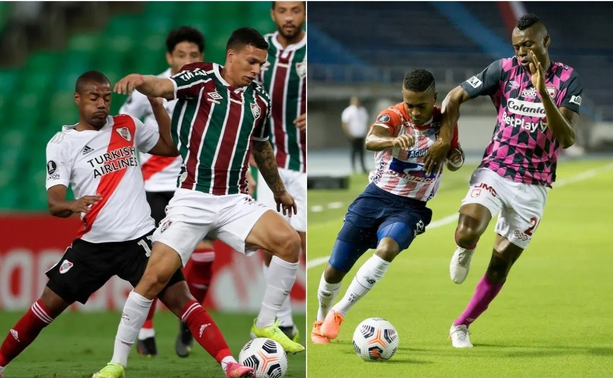 El Grupo D de la Copa Libertadores comenzó sumamente parejo. River y Fluminense empataron 1 a 1, mientras que Junior e Independiente Santa Fe igualaron con el mismo resultado.