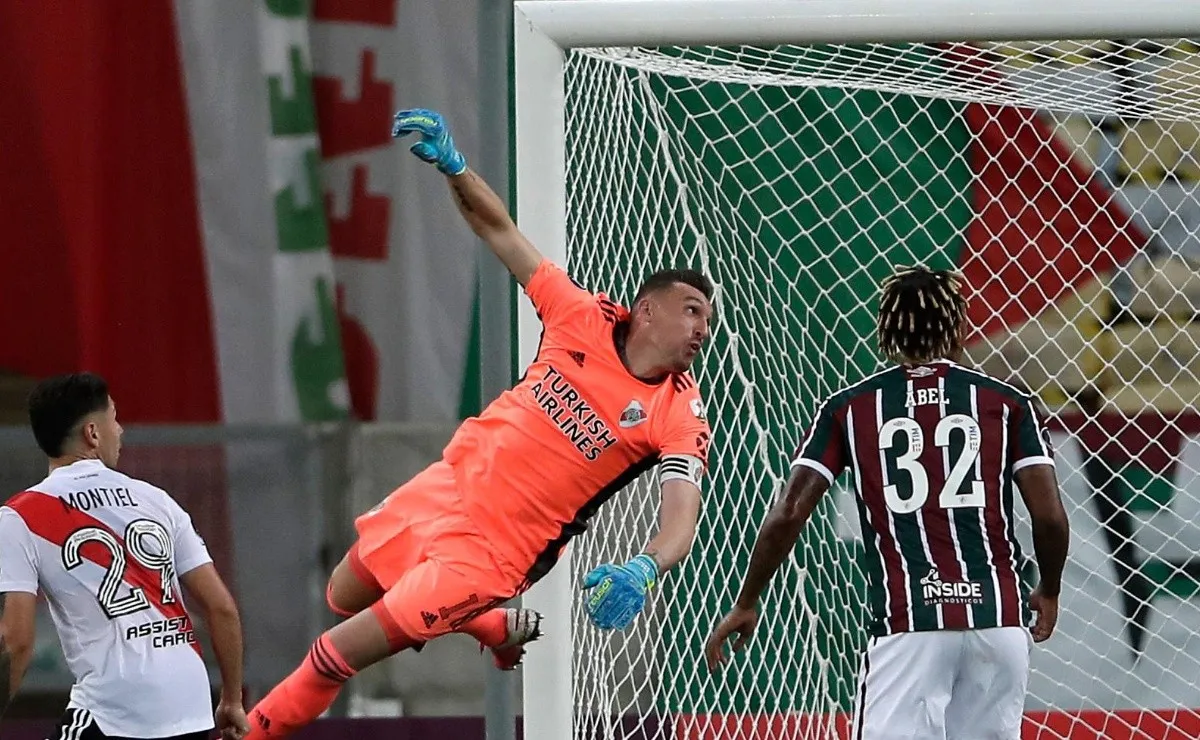 Franco Armani analizó el empate frente a Fluminense