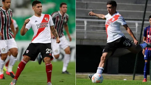 Gonzalo y Santiago Montiel convirtieron en menos de 24 horas un gol cada uno con la camieeta de River. Cachete lo hizo ante Fluminense y Santiago contra San Lorenzo en Reserva.