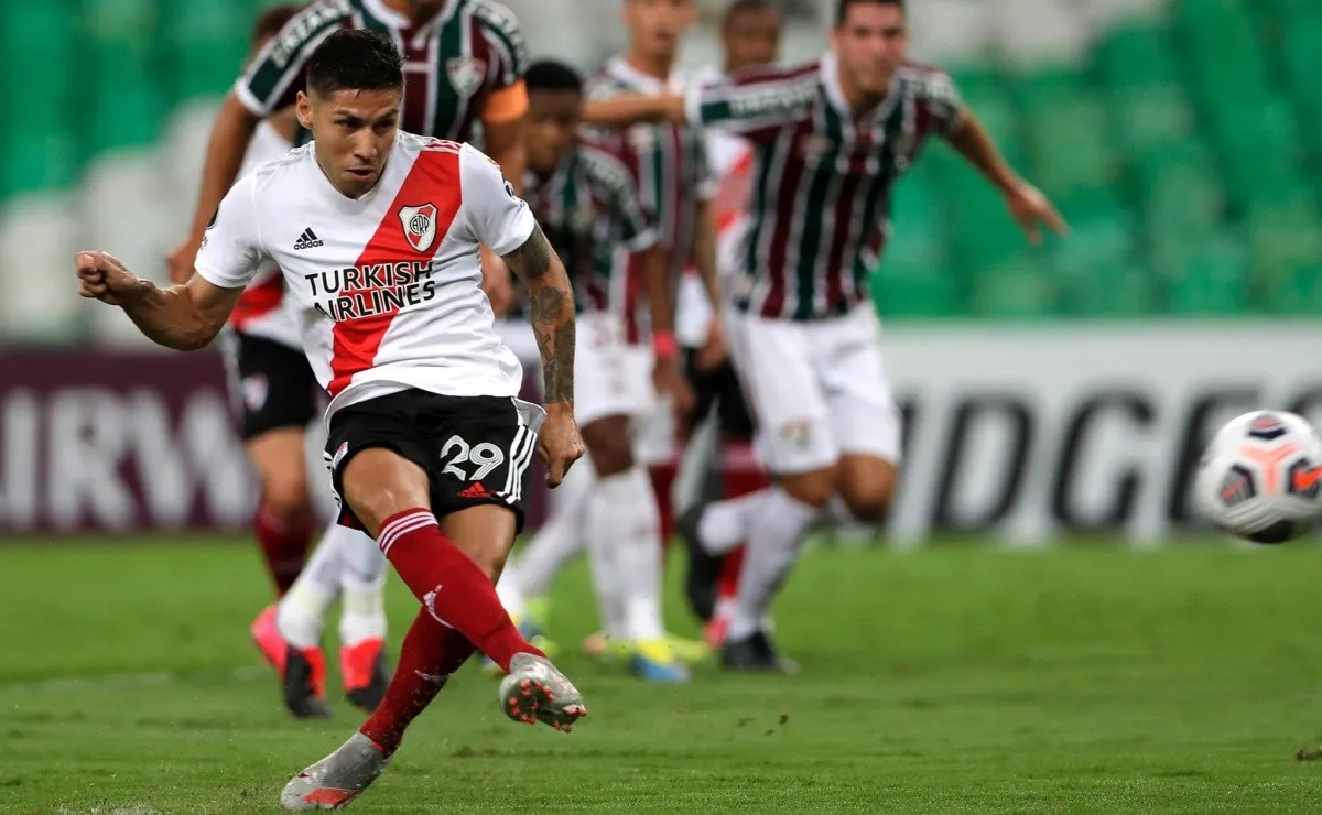 Gonzalo Montiel le puso fin a la mala racha de los penales en River y desde que empezó a patearlos él convirtió todos.