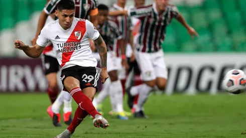 Gonzalo Montiel le puso fin a la mala racha de los penales en River y desde que empezó a patearlos él convirtió todos.