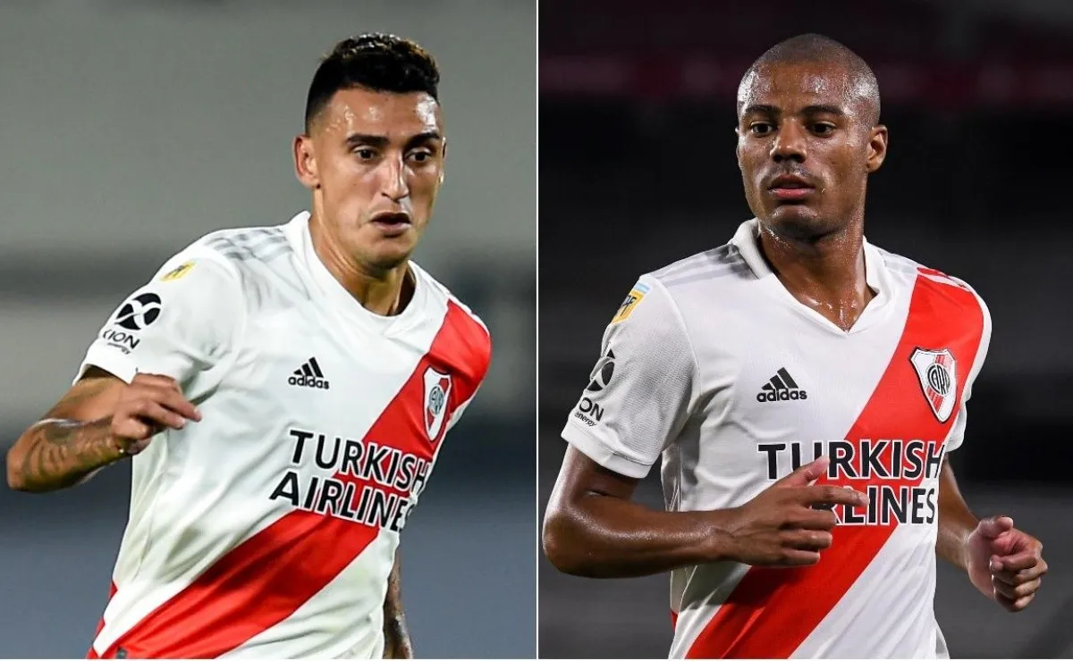 Matías Suárez y Nicolás De La Cruz sufrieron distintas lesiones y fueron baja ante Central Córdoba. Habrá que ver si llegan al debut de River en la Libertadores.