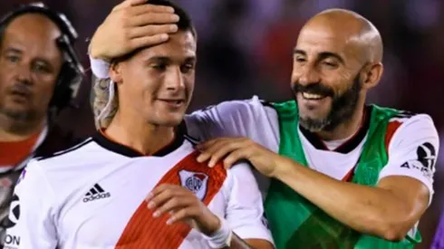 Lucas Martínez Quarta comentó la publicación de River en la cual se lo veía a Javier Pinola con pelo.