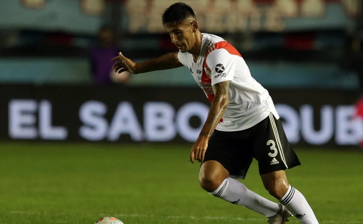 Fabrizio Angileri se refirió al comienzo de River en la Copa Libertadores y sostuvo que el equipo tiene sed de revancha.