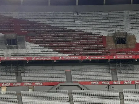 El avance de las nuevas obras en el Monumental