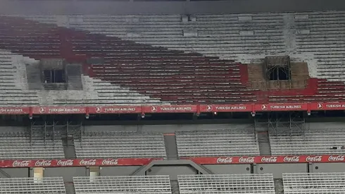 Las obras en el Estadio Monumental continúan su curso en la actualidad