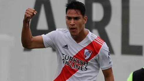 Flabián Londoño la joya de la Reserva de River se refirió a su presente, los consejos de Marcelo Gallardo y Rafael Santos Borré y su admiración por Radamel Falcao.