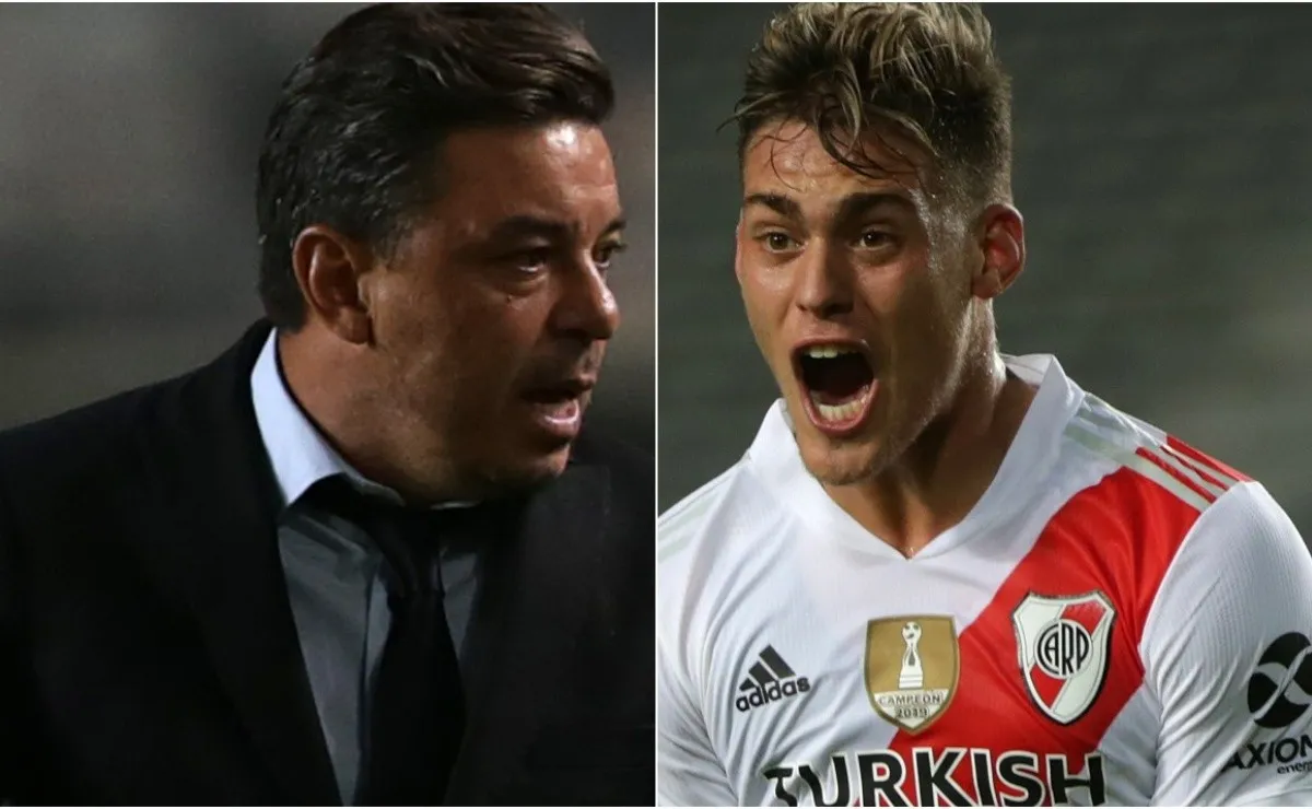 El Muñeco habló sobre el crecimiento y el aprendizaje que lleva el delantero en River.