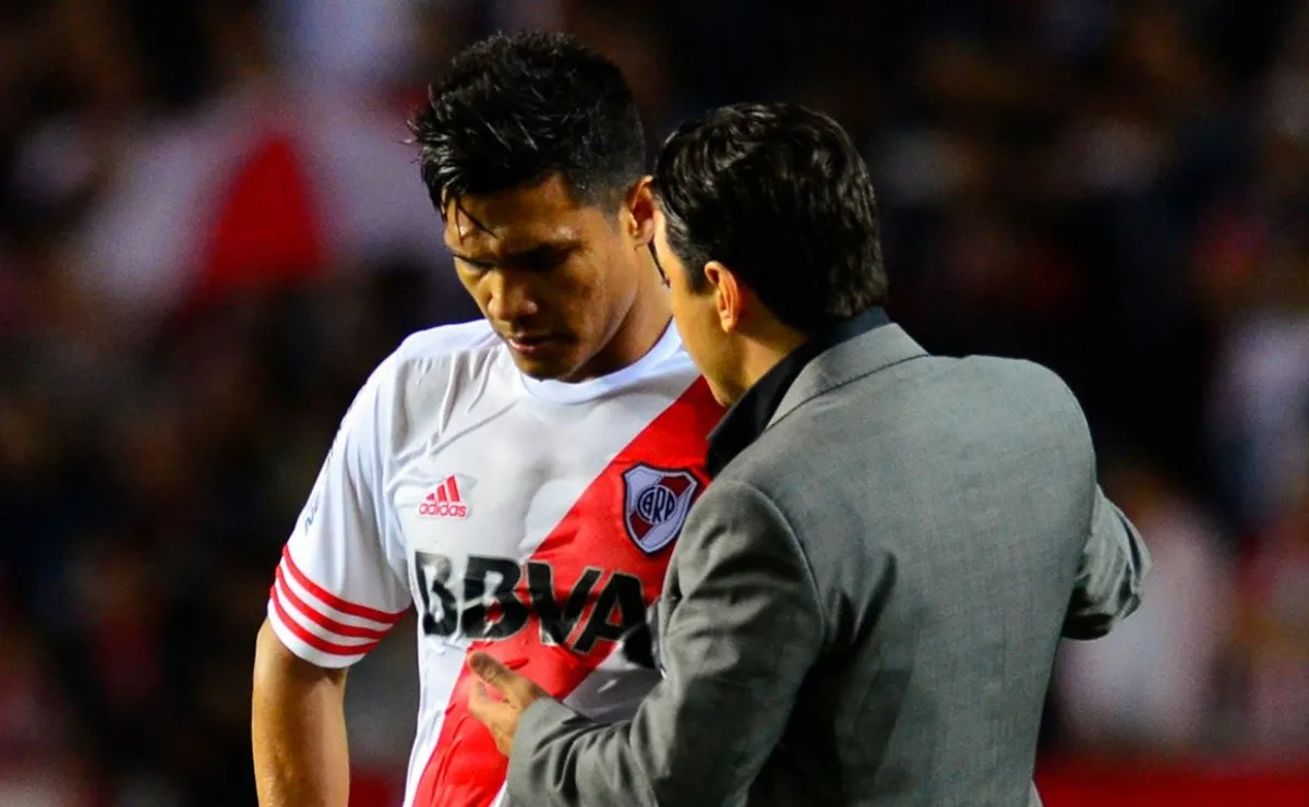 El colombiano vistió la camiseta de River en 70 ocasiones entre 2013 y 2015.