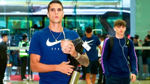 Erik Lamela dialogó con la cuenta oficial del Tottenham en español y habló de su gol de rabona en River cuando jugaba en las Inferiores.