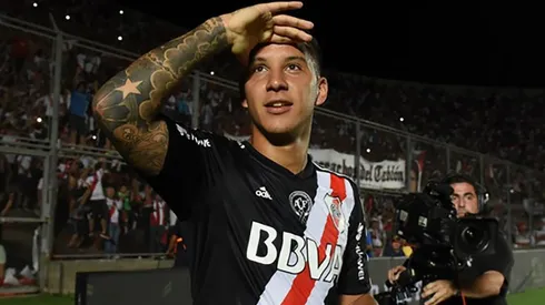 Sebastián Driussi disputó 105 partidos con la camiseta de River y marcó 28 goles.