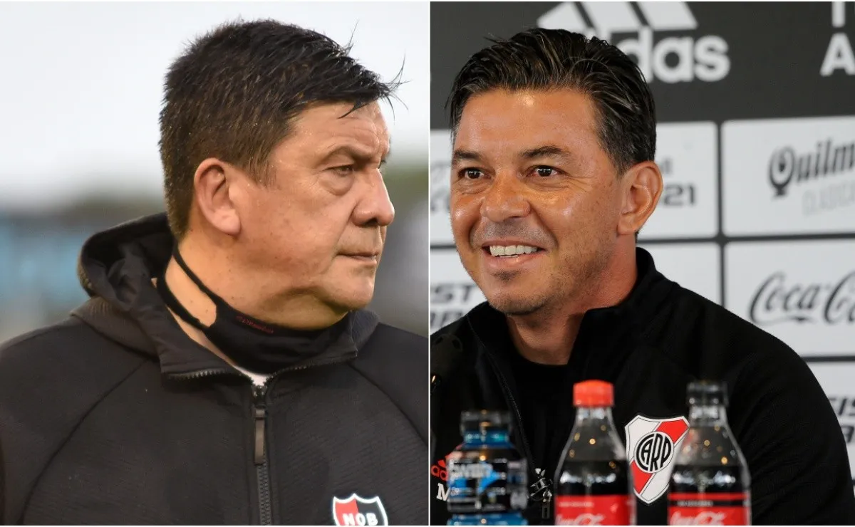 Ambos entrenadores compartieron equipo en River entre 1994 y 1999.