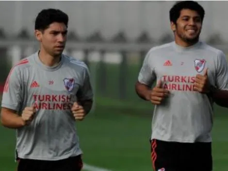 Rojas ausente de la práctica, y Montiel se entrenó a la par