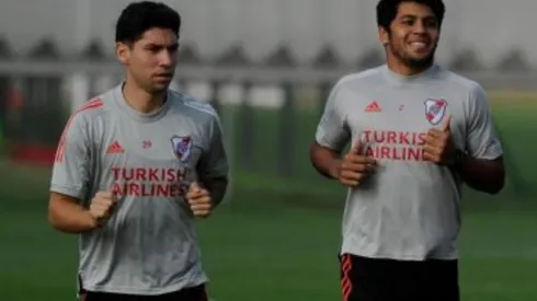 Robert Rojas será padre en las próximas horas, y Gonzalo Montiel entrenó sin ningún problema