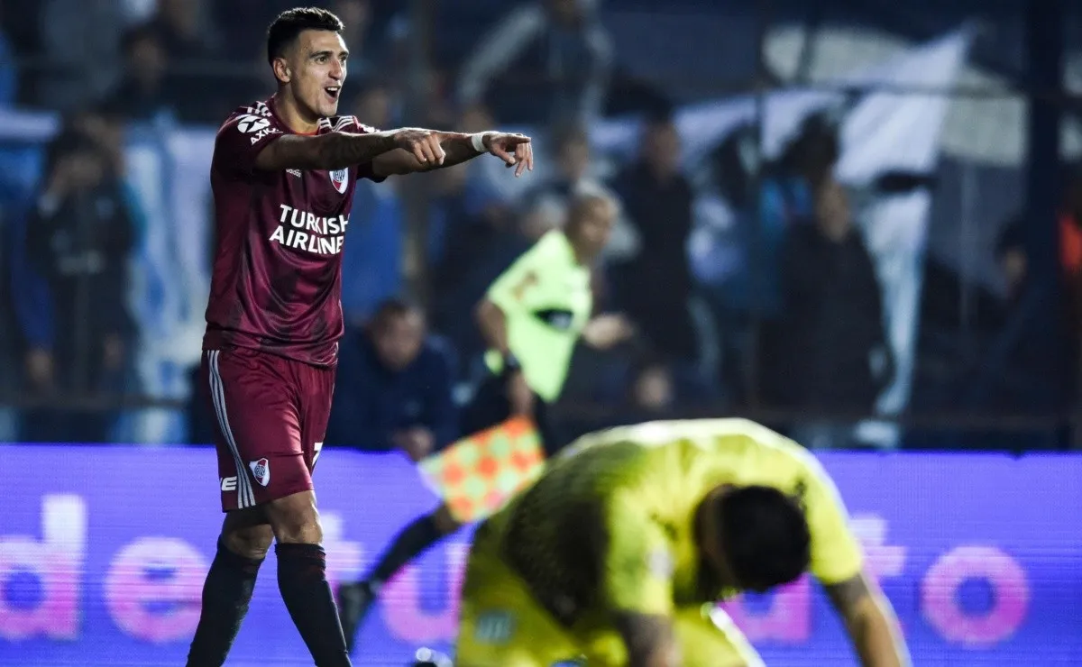 Con la camiseta de River, Matías Suárez ya le marcó dos goles a la Academia.