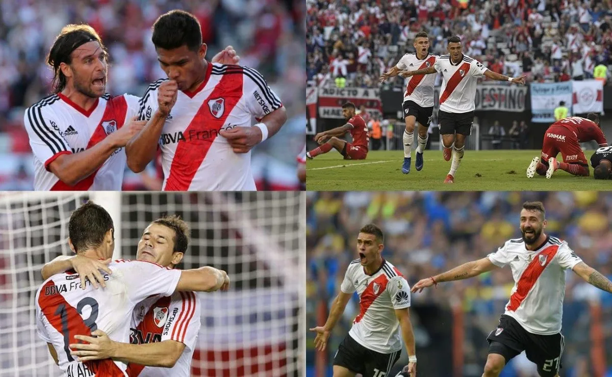 Lucas Alario, Rafael Santos Borré, Sebastián Driussi y Teófilo Gutierrez son algunos de los delanteros de River con más goles en los últimos 10 años.