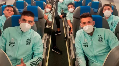 Benjamín Rollheiser y Tomás Lecanda son los únicos dos futbolistas de River que viajan a Japón con la Selección Argentina Sub 23 para jugar los amistosos.