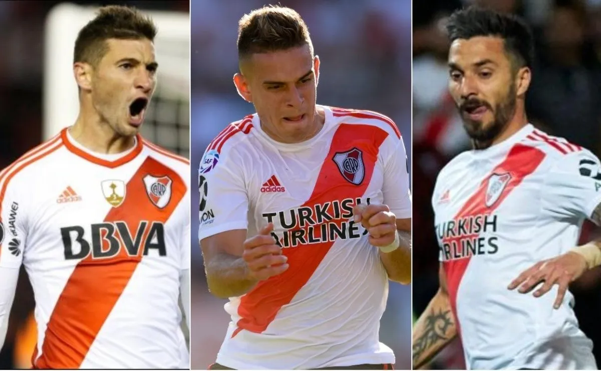Rafael Santos Borré, Lucas Alrio e Ignacio Scocco son los máximos artilleros del ciclo de Marcelo Gallardo como director técnico de River.