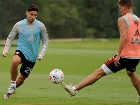 Montiel se entrenó a la par de sus compañeros