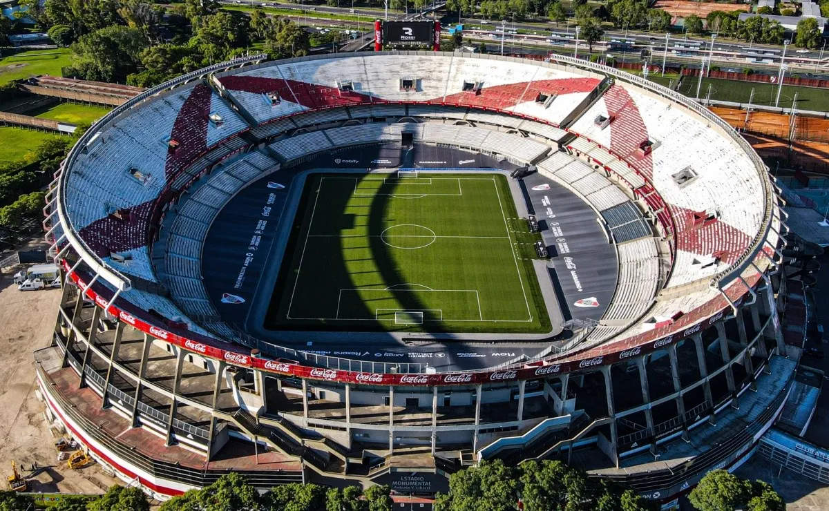 Cuando comience la segunda etapa de las obras en el Monumental se construirá el anillo inferior y además se pintará.
