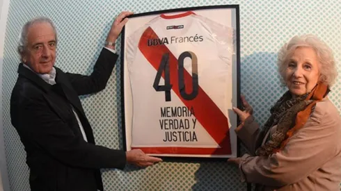 El compromiso de River con Abuelas de Plaza de Mayo.