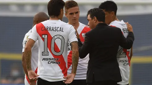 Marcelo Gallardo debe definir cómo jugara River contra Godoy Cruz, hubo muchas bajas en la defensa y también habrá si mantiene en el equipo a Jorge Carrascal.