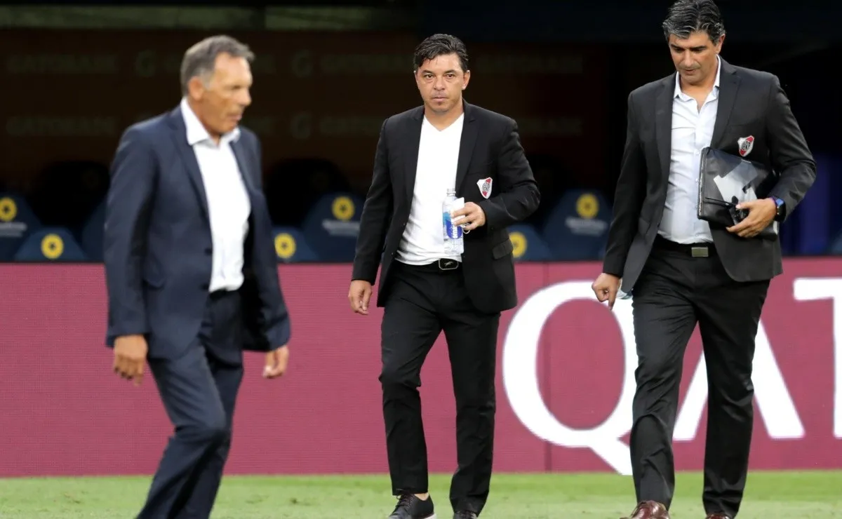 Marcelo Gallardo enfrentó en ocho oportunidades dirigiendo a River a equipos de Miguel Ángel Russo y nunca perdió.