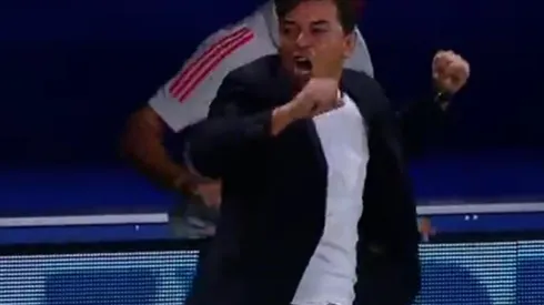 Marcelo Gallardo y un grito de gol de River a pura emoción y alegría