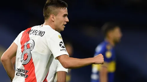 Agustín Palavecino lo igualó en la Bombonera de cabeza.