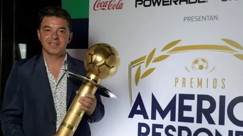 Marcelo Gallardo fue premiado por tercer año consecutivo