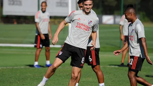 River retomó a los entrenamientos luego de haber ganado la Supercopa. Marcelo Gallardo comienza a planear el equipo que saldrá a la cancha contra Argentinos Juniors.