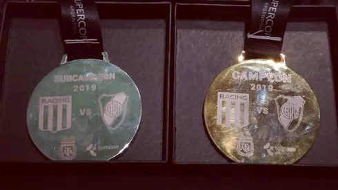 Las medallas que entregará esta noche la Supercopa Argentina
