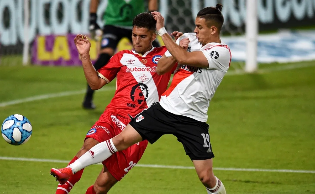 Rafael Santos Borré, el máximo goleador de la era Gallardo.