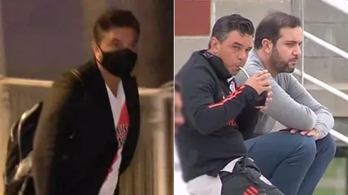 Marcelo Gallardo se presentó en el River Camp para ver a la Reserva pocas horas después de haber ganado la Supercopa Argentina contra Racing.