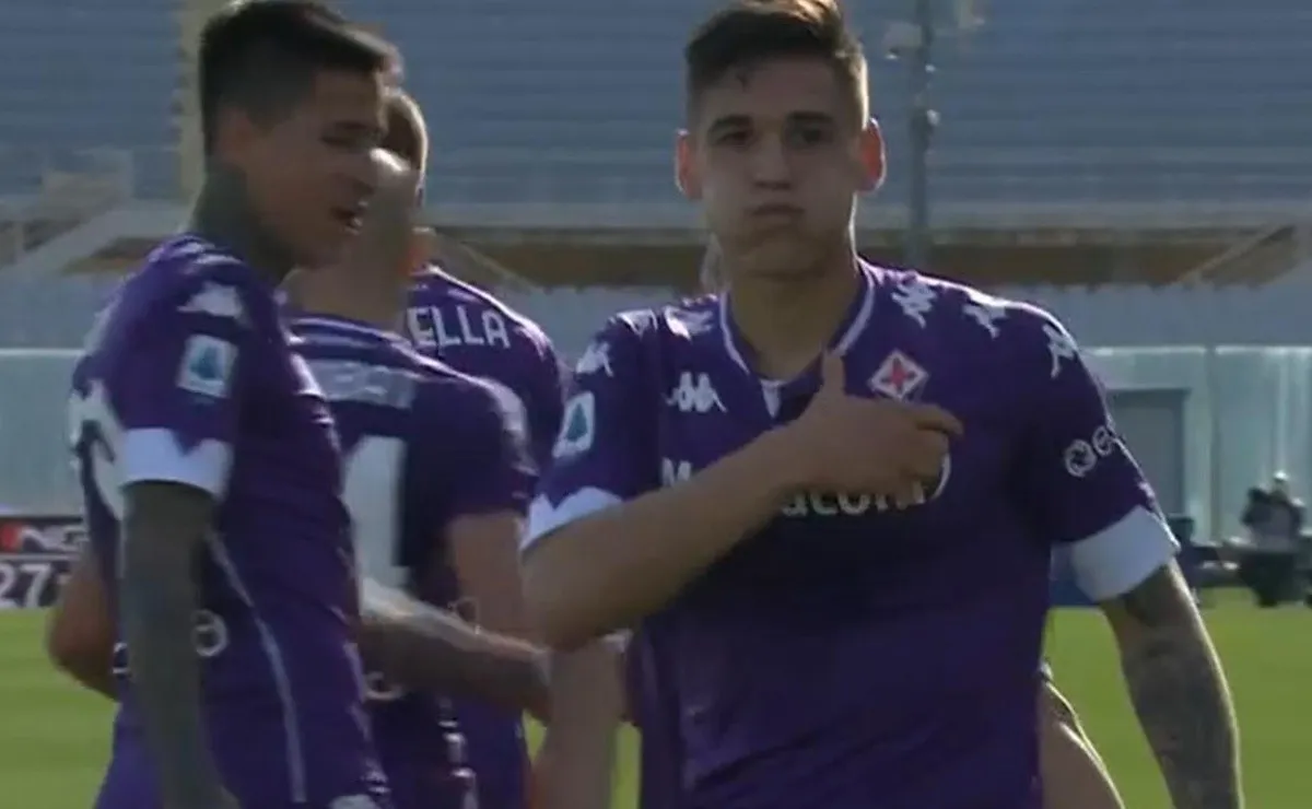 Lucas Martínez Quarta marcó su primer gol en Fiorentina