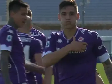 Primer gol de Martínez Quarta y dedicatoria a Montiel
