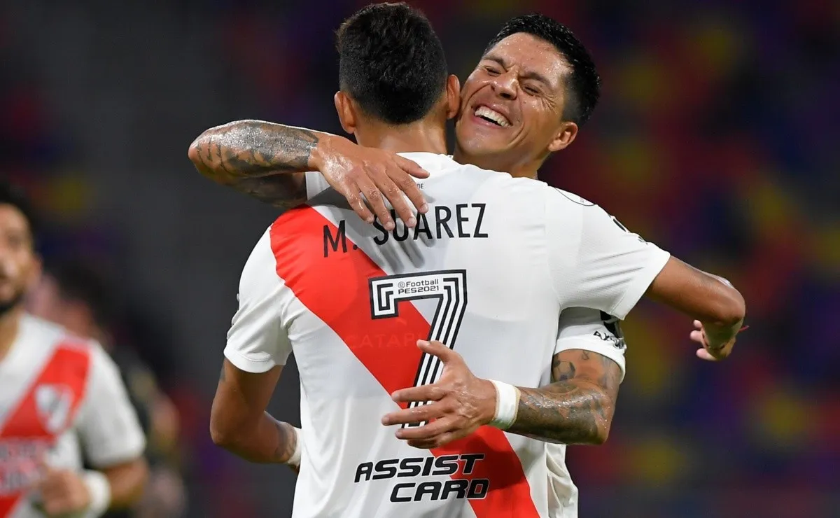 Enzo Pérez habló luego de triunfo de River contra Racing por 5 a 0 en la Supercopa Argentina, el mendocino le dedicó el título a Montiel y Pinola.