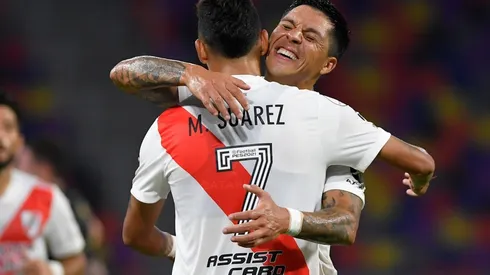 Enzo Pérez habló luego de triunfo de River contra Racing por 5 a 0 en la Supercopa Argentina, el mendocino le dedicó el título a Montiel y Pinola.