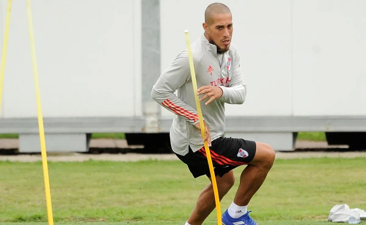 Jonatan Maidana volvió a River tras dos años en Toluca. El marcador central destacó el trabajo de Marcelo Gallardo y dijo que está en el lugar donde es feliz.
