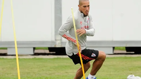 Jonatan Maidana volvió a River tras dos años en Toluca. El marcador central destacó el trabajo de Marcelo Gallardo y dijo que está en el lugar donde es feliz.
